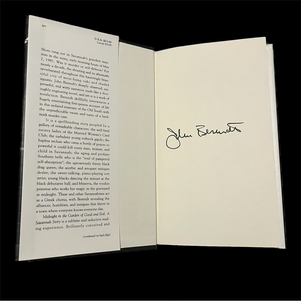 Signed Midnight in the Garden of Good and Evil ~ Vintage Hardback Nonfiction - Picture 4 of 16